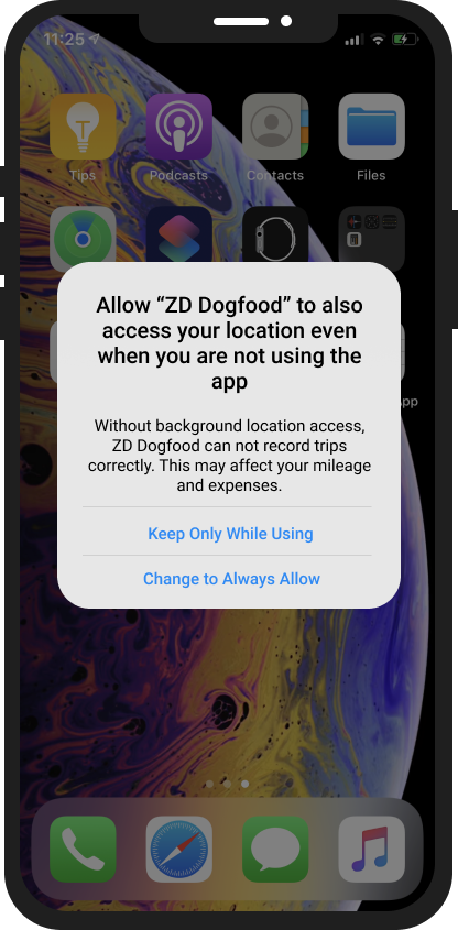 Upgrade prompt for always allow permission